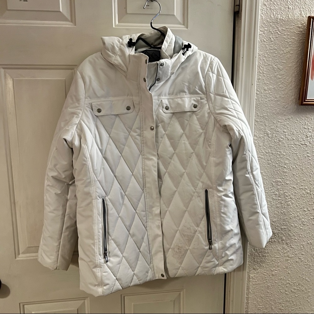 XL Boulder Gear Ski Jacket Snow Coat - White